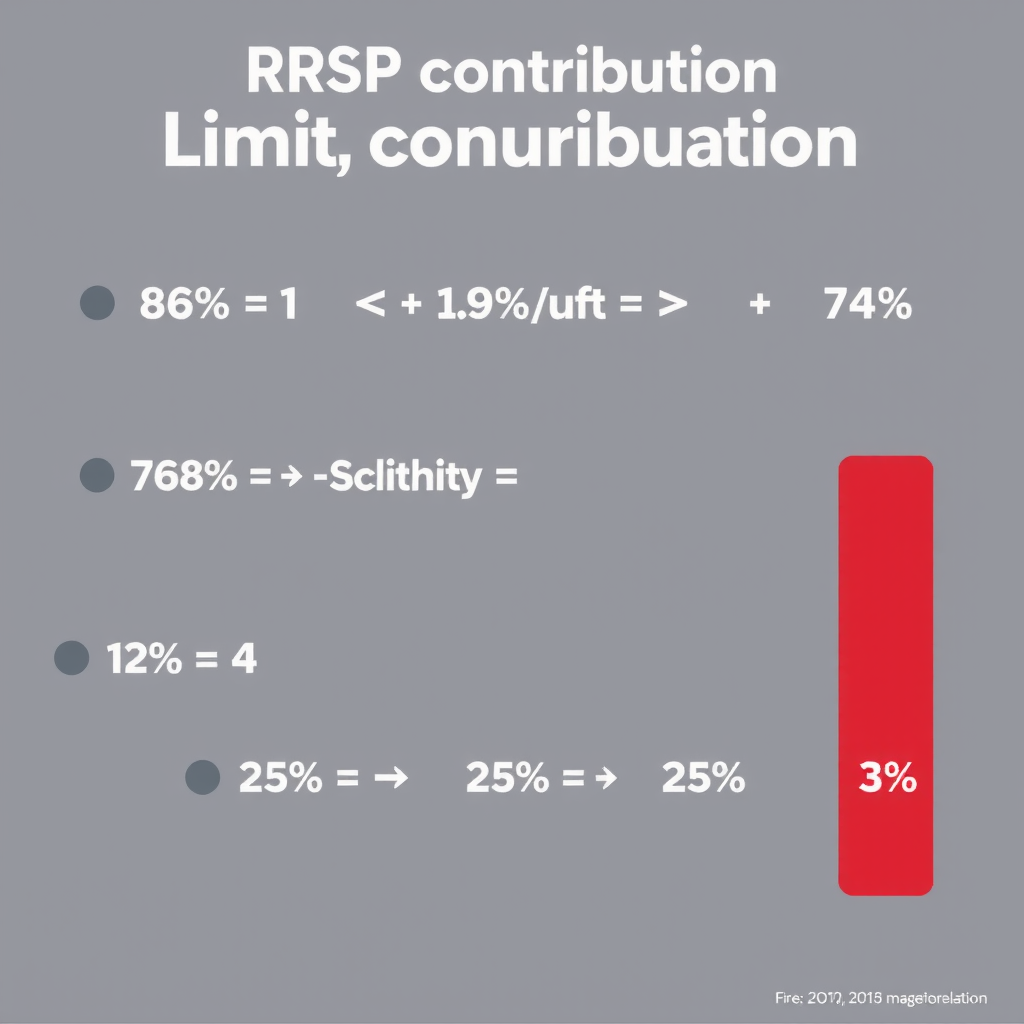 Infographie montrant la formule de calcul de la limite de cotisation REER avec pourcentages et montants maximums