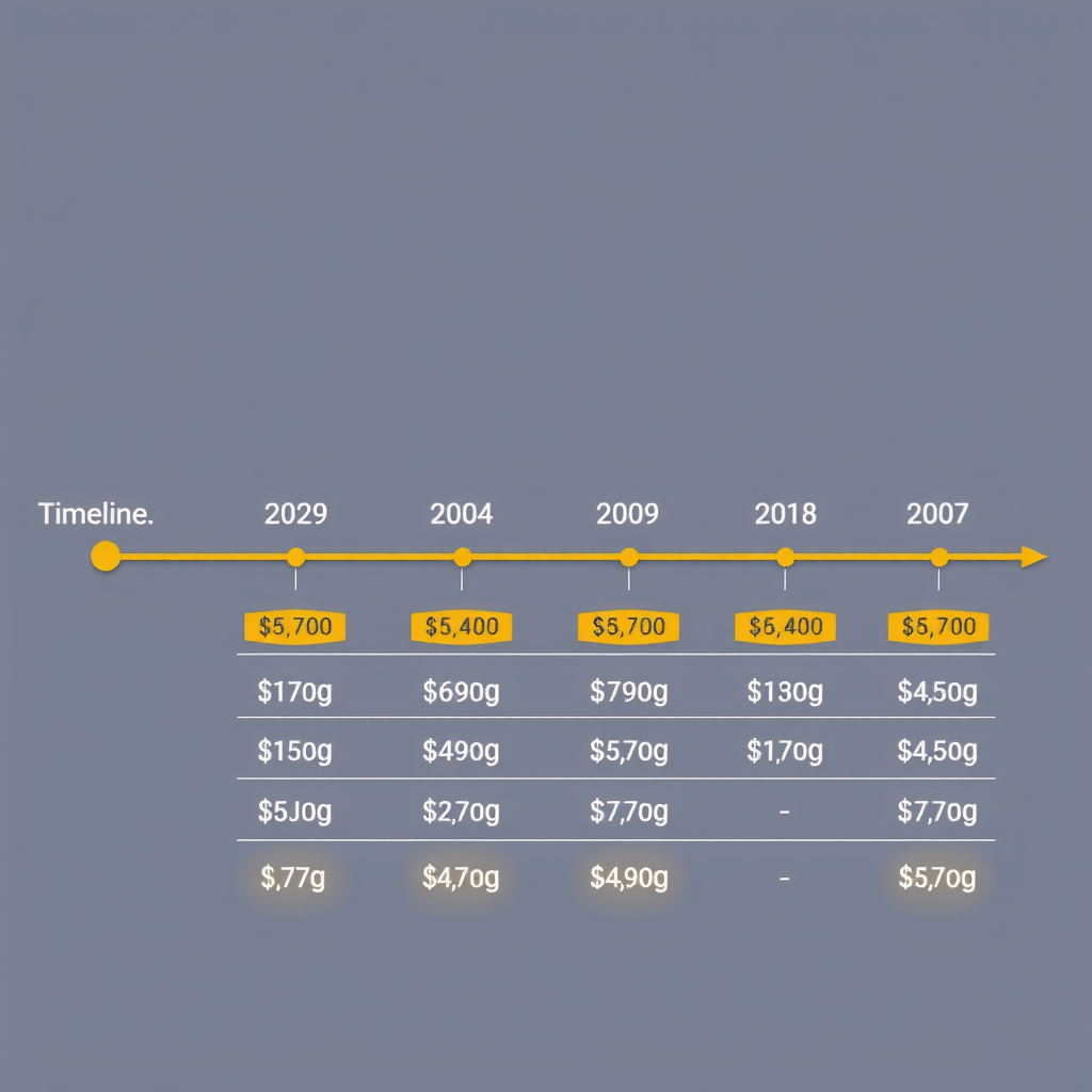 Graphique chronologique montrant l'accumulation des droits de cotisation REER sur plusieurs années avec les montants reportés